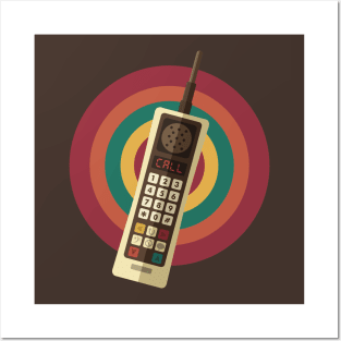 Retro Cellular Phone Posters and Art